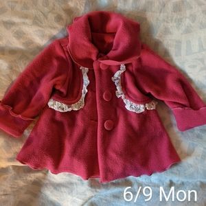 Ricrac and Ruffles girls coat